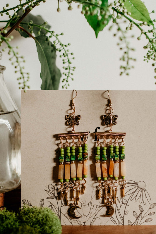 Spring Dreams - Charm Dangle Earrings