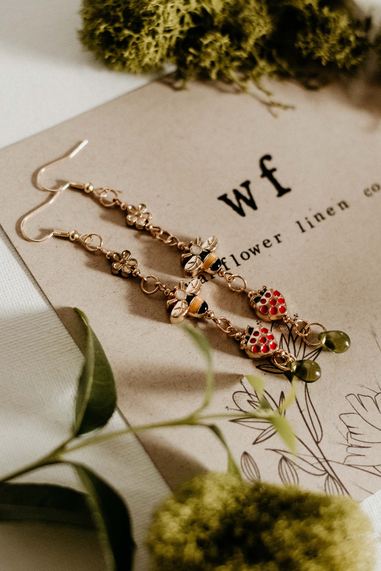 Bee Sweet - Charm Dangle Earrings